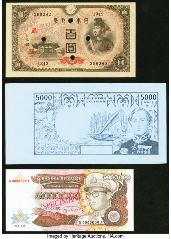 Cuba, Ethiopia, Japan and More Group Lot of 5 Examples Good-Crisp Uncirculated. ...