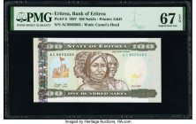 Eritrea Bank of Eritrea 100 Nakfa 24.5.1997 Pick 6 PMG Superb Gem Unc 67 EPQ. 

HID09801242017

© 2020 Heritage Auctions | All Rights Reserved