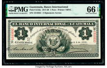 Guatemala Banco Internacional De Guatemala 1 Peso 5.4.1920 Pick S153a PMG Gem Uncirculated 66 EPQ. 

HID09801242017

© 2020 Heritage Auctions | All Ri...
