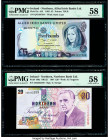 Ireland - Northern Allied Irish Banks Limited 5 Pounds 1982 Pick 2a PMG Choice About Unc 58; Northern Bank Limited 20 Pounds 1997 Pick 199a PMG Choice...