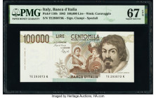 Italy Banco d'Italia 100,000 Lire 1983 Pick 110b PMG Superb Gem Unc 67 EPQ. 

HID09801242017

© 2020 Heritage Auctions | All Rights Reserved