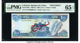 Lebanon Banque du Liban 1000 Livres 1990-91 Pick 69bs Specimen PMG Gem Uncirculated 65 EPQ. 

HID09801242017

© 2020 Heritage Auctions | All Rights Re...