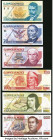 Matching Serial Numbered Mexico 1992 (1994) Second Issue Denomination Set of 6 Examples Crisp Uncirculated. Pick numbers 99, 100, 101, 102, 103, 104.
...