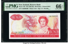 New Zealand Reserve Bank of New Zealand 100 Dollars ND (1985-89) Pick 175b PMG Gem Uncirculated 66 EPQ. 

HID09801242017

© 2020 Heritage Auctions | A...