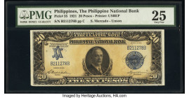Philippines Philippine National Bank 20 Pesos 1921 Pick 55 PMG Very Fine 25. 

HID09801242017

© 2020 Heritage Auctions | All Rights Reserved