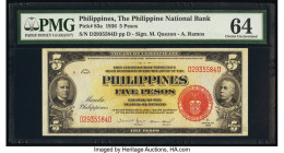 Philippines Philippine National Bank 5 Pesos 1936 Pick 83a PMG Choice Uncirculated 64. 

HID09801242017

© 2020 Heritage Auctions | All Rights Reserve...