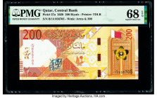 Qatar Central Bank 200 Riyals 2020 Pick 37a PMG Superb Gem Unc 68 EPQ. 

HID09801242017

© 2020 Heritage Auctions | All Rights Reserved