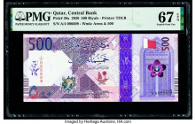 Qatar Central Bank 500 Riyals 2020 Pick 38a PMG Superb Gem Unc 67 EPQ. 

HID09801242017

© 2020 Heritage Auctions | All Rights Reserved