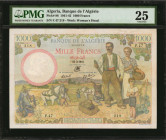 ALGERIA. Banque de L'Alegerie. 1000 Francs, 1941-42. P-86. PMG Very Fine 25.

Estimate: $120.00 - $240.00