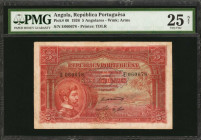 ANGOLA. Republica Portuguesa. 5 Angolares, 1926. P-66. PMG Very Fine 25 Net. Repaired.

PMG comments "Repaired."

Estimate: $100.00 - $150.00