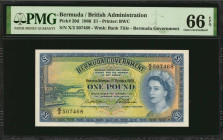 BERMUDA. Bermuda Government. 1 Pound, 1966. P-20d. PMG Gem Uncirculated 66 EPQ.

Estimate: $100.00 - $200.00
