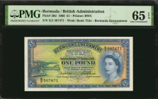 BERMUDA. Lot of (2). Bermuda Government. 1 Pound, 1966. P-20d. Consecutive. PMG Gem Uncirculated 65 EPQ & 66 EPQ.

Estimate: $150.00 - $250.00