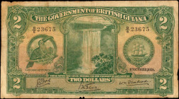 LOT WITHDRAWN

Scarce and a highly difficult denomination in any grade, and this 1938 is found in Good condition. Paper loss, tears, toning and edge...