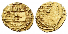 Caliphate of Cordoba. Abd Al-Rahman III. 1/4 DInar. 321-322 H?. Al-Andalus. (Vives-377?). Au. 0,97 g. Rare. VF. Est...200,00. 


SPANISH DESCRIPTIO...