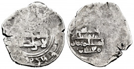 Kingdom of Taifas. Mu`ansar ibn al-Mu`izz. Dirham. 457 H?. Madinat Fas (Fez). Taifa of Fez. Ag. 3,93 g. Very rare. Choice F. Est...100,00. 


SPANI...