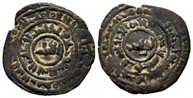 Kingdom of Taifas. Idris II Ibn Yahya, Al-Ali (Hammudid). Dirham. 424-448 H. Taifa of Málaga. (Vives-unlisted). (Prieto-100). Ae. 3,06 g. A few specim...