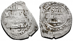 Kingdom of Taifas. Badis Ibn Habbus al-Muzaffar. Dirham. 429-465 H. Madinat Gharnata (Granada). Zirids. (Vives-852). (Prieto-111f). Ag. 6,04 g. Almost...
