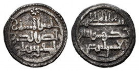 Almoravids. Tashfin Ibn Alí with heir Ibrahim. Quirate. 539-540H. (Fbm-Db2). (Vives-1885). (Hazard-1035). Ag. 0,92 g. Choice VF. Est...35,00. 


SP...