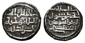 Islamic Almoravid Taifas. In the name of Al-Abbasí. Quirate. (Fbm-q3). (Vives-2004). Ag. 0,94 g. Rare. Choice VF. Est...90,00. 


SPANISH DESCRIPTI...