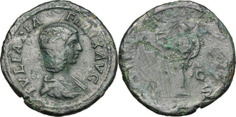 Julia Domna (died 217 AD). AE Sestertius, struck under Caracalla, 193-196 AD. Ob...