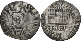 Spain. Henry IV of Castile (1425-1474). AR Half Cuartillo, Jaen mint, 1454-1474. Cy 1686. AR. 1.43 g. 21.00 mm. Partly toned. About VF.