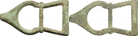 Bronze book lock. Medieval period. 44 mm.
