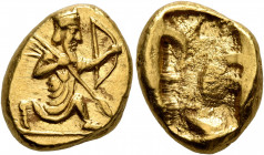 PERSIA, Achaemenid Empire. Time of Xerxes II to Artaxerxes II, circa 420-375 BC. Daric (Gold, 17 mm, 8.34 g), Lydo-Milesian standard, Sardes. Persian ...