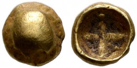 CENTRAL EUROPE. Boii. Late 2nd-1st century BC. 1/96 Stater (Electrum, 3 mm, 0.08 g). Bulge. Rev. Cross within circular incuse. Dembski -. Lanz -. Paul...