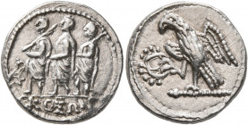 SKYTHIA. Geto-Dacians. Koson, mid 1st century BC. Drachm (Silver, 19 mm, 4.37 g, 12 h), Olbia. KOΣΩN Roman consul accompanied by two lictors advancing...