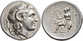 KINGS OF THRACE. Lysimachos, 305-281 BC. Tetradrachm (Silver, 27 mm, 17.17 g, 6 h), Alexandria Troas, circa 297/6-282/1. Diademed head of Alexander th...