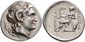 KINGS OF THRACE. Lysimachos, 305-281 BC. Tetradrachm (Silver, 29 mm, 17.07 g, 11 h), Lampsakos, circa 297/6-282/1. Diademed head of Alexander the Grea...