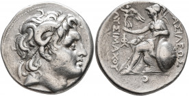 KINGS OF THRACE. Lysimachos, 305-281 BC. Tetradrachm (Silver, 29 mm, 17.00 g, 1 h), Lampsakos, circa 297/6-282/1. Diademed head of Alexander the Great...