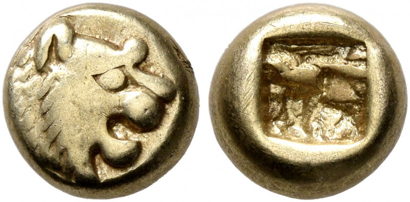 KINGS OF LYDIA. Alyattes to Kroisos, circa 610-546 BC. Hemihekte – 1/12 Stater (...