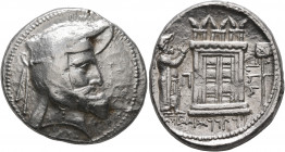 KINGS OF PERSIS. Oborzos (Vabharz), early-mid 3rd century BC. Tetradrachm (Silver, 28 mm, 17.00 g, 9 h), Istakhr (Persepolis). Head of Oborzos to righ...