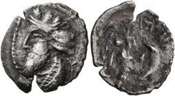 KINGS OF PERSIS. Namopat (Nambed), early-mid 1st century AD. Hemidrachm (Silver, 15 mm, 1.21 g), Istakhr (Persepolis). Diademed and draped bust of Nam...