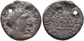 INDIA, Post-Mauryan (Deccan). Satavahanas (Andhras). Vasisthiputra Pulumavi, circa 78-114. Drachm (Silver, 15 mm, 1.95 g, 12 h). SIRI PULUMAVISA RANO ...