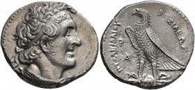 PTOLEMAIC KINGS OF EGYPT. Ptolemy I Soter, 305-282 BC. Tetradrachm (Silver, 28 mm, 12.77 g, 1 h), Alexandria, circa 294-282. Diademed head of Ptolemy ...
