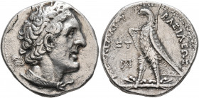 PTOLEMAIC KINGS OF EGYPT. Ptolemy I Soter, 305-282 BC. Tetradrachm (Silver, 27 mm, 13.69 g, 1 h), uncertain mint on Cyprus (Salamis or Kition), circa ...
