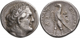 PTOLEMAIC KINGS OF EGYPT. Ptolemy II Philadelphos, 285-246 BC. Tetradrachm (Silver, 25 mm, 14.19 g, 11 h), Ake-Ptolemais, RY 32 =254/3. Diademed head ...