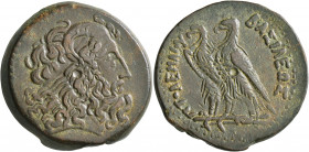 PTOLEMAIC KINGS OF EGYPT. Ptolemy V Epiphanes, 205-180 BC. Octobol (?) (Bronze, 36 mm, 38.60 g, 11 h), Alexandria, circa 205-200. Diademed head of Zeu...