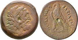 PTOLEMAIC KINGS OF EGYPT. Ptolemy V Epiphanes, 205-180 BC. Tetrobol (?) (Bronze, 30 mm, 17.78 g, 12 h), Alexandria, circa 205-200. Head of Herakles to...