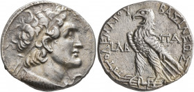 PTOLEMAIC KINGS OF EGYPT. Ptolemy VIII Euergetes II (Physcon), second reign, 145-116 BC. Tetradrachm (Silver, 25 mm, 14.09 g, 12 h), Alexandria, RY 32...