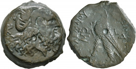 PTOLEMAIC KINGS OF EGYPT. Cleopatra III & Ptolemy IX Soter II (Lathyros), 116-107 BC. AE (Bronze, 27 mm, 15.79 g, 12 h), Alexandria (?), RY 4 = 114/3....