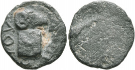 ASIA MINOR. Uncertain. 2nd-3rd centuries. Tessera (Lead, 15 mm, 3.49 g). POY Head of a ram to right, resting on altar. Rev. Blank. Gülbay & Kireç 95. ...