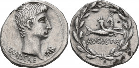 Augustus, 27 BC-AD 14. Cistophorus (Silver, 27 mm, 11.74 g, 12 h), Ephesus, circa 25-20 BC. IMP•CAESAR Bare head of Augustus to right. Rev. AVGVSTVS C...