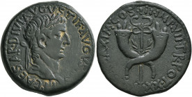 Tiberius, 14-37. Dupondius (Orichalcum, 29 mm, 15.12 g, 12 h), Commagene, circa 19-20. TI•CAESAR•DIVI•AVGVSTI•F•AVGVSTVS Laureate head of Tiberius to ...