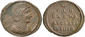 Helena, Augusta, 324-328/30. Follis (Bronze, 20 mm, 1.91 g, 5 h), Antiochia, 324-325. Diademed and draped bust of Helena to right. Rev. FL H/ELENA/ AV...