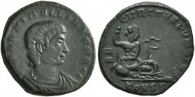 Hannibalianus, Rex Regum, 335-337. Follis (Bronze, 17 mm, 2.17 g, 12 h), Constantinopolis, 336-337. FL HANNIBALLIANO REGI Bare-headed, draped and cuir...