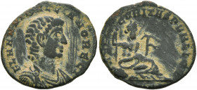 Hannibalianus, Rex Regum, 335-337. Follis (Bronze, 16 mm, 1.36 g, 1 h), Constantinopolis, 336-337. FL HANNIBALLIANO REGI Bare-headed, draped and cuira...