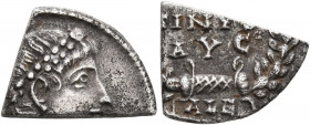 Constantine II, 337-340. Siliqua (Silver, 14 mm, 1.12 g, 5 h), Alexandria. Laureate head of Constantine II to right. Rev. CONSTAN/TINVS / AVG within w...